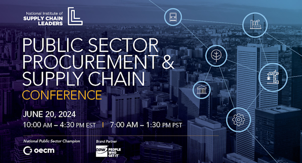 NISCL Public Sector Procurement & Supply Chain Conference June 20 2024